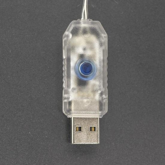 Контроллер гирлянды Пульт дистанционного управления Контроллер светодиодной ленты 8 режимов USB Плата для 100LED 200LED Гирлянд Медная проволока Звездные огни