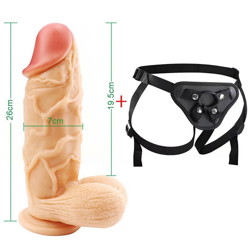 MoDi Огромный фаллоимитатор с ремешком, секс-игрушки для женщин, мастурбаторы, большой пенис, член, вагинальный анальный расширитель, фаллоимитаторы для женщин