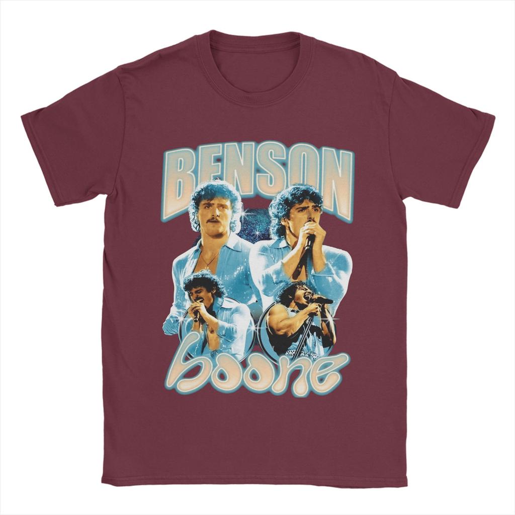 Benson Boone TShirts for Unisex Novelty 100 Cotton Tees O Neck Short Sleeve T Shirt Classic Clothing