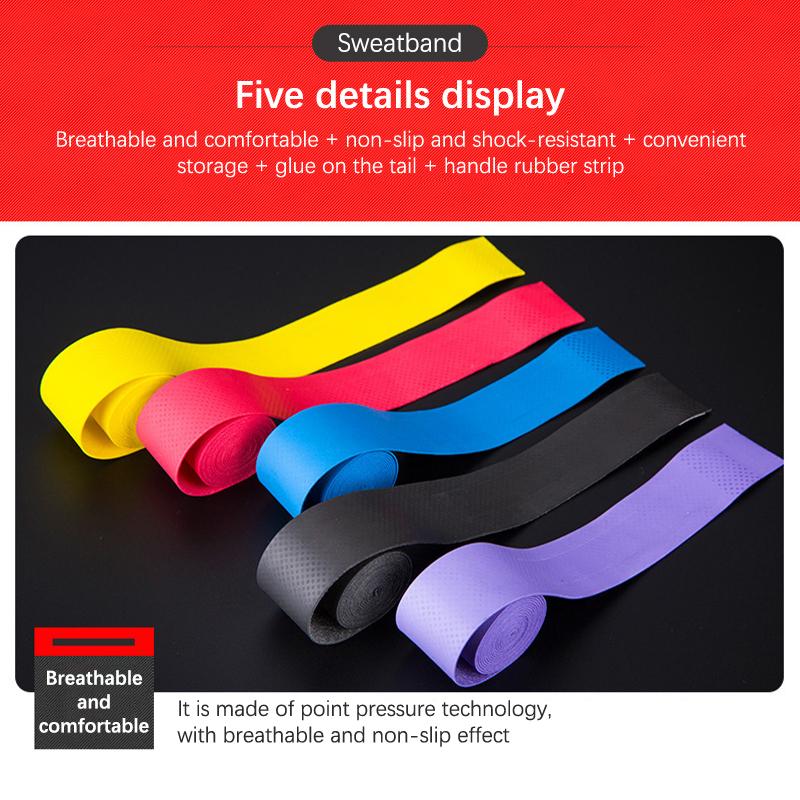 1Pc Dry Tennis Racket Grip Anti-Skid Sweat Absorbed Wraps Taps Badminton Grips