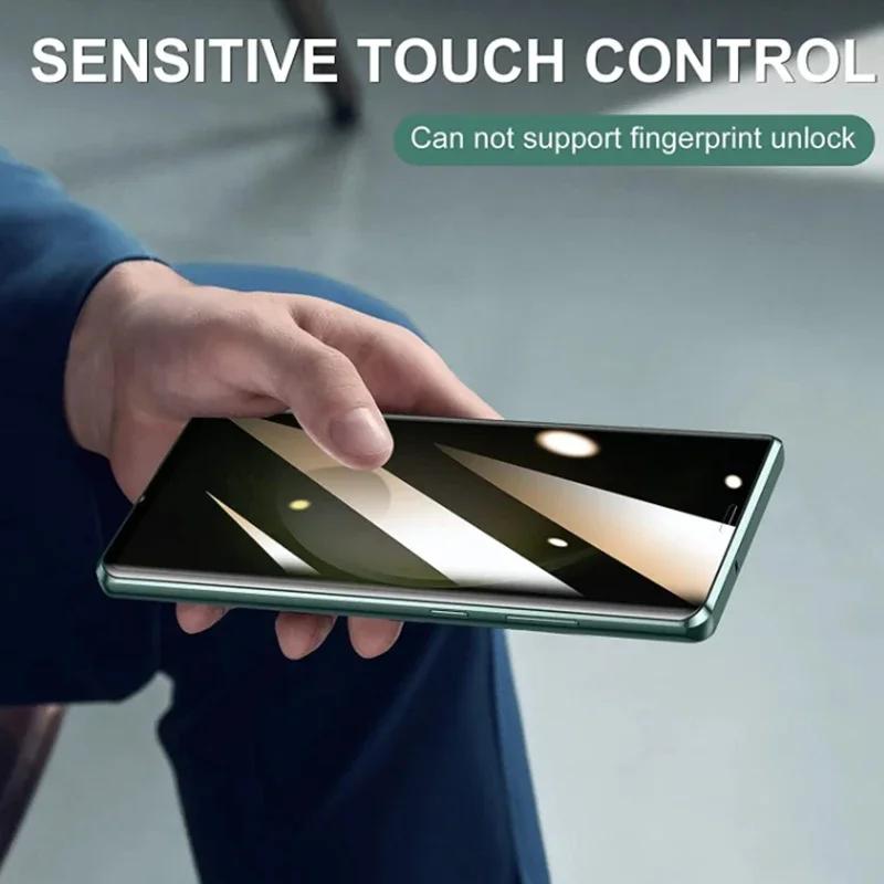 Магнитный чехол из металла со стеклом конфиденциальности для Samsung Galaxy S26 Ultra S25 S24 FE S23 S22 S21 Plus A17 A57 A37 A55 A56 Защита от подглядывания 360°