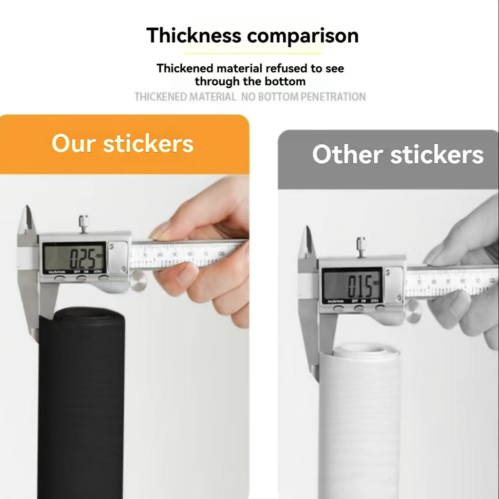 1 Roll, Self-Adhesive Black and White Wood Grain Window Sill Stickers, Waterproof & - Suitable for Furniture, Cabinets, and Threshold Renovation