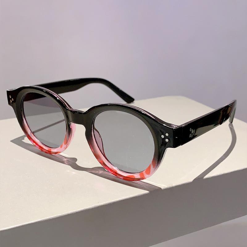 Vintage Round Sunglasses  New In Stylish Multi Candy Color Women Shades Trendy Fashion Brand Design Gradient Eyewear