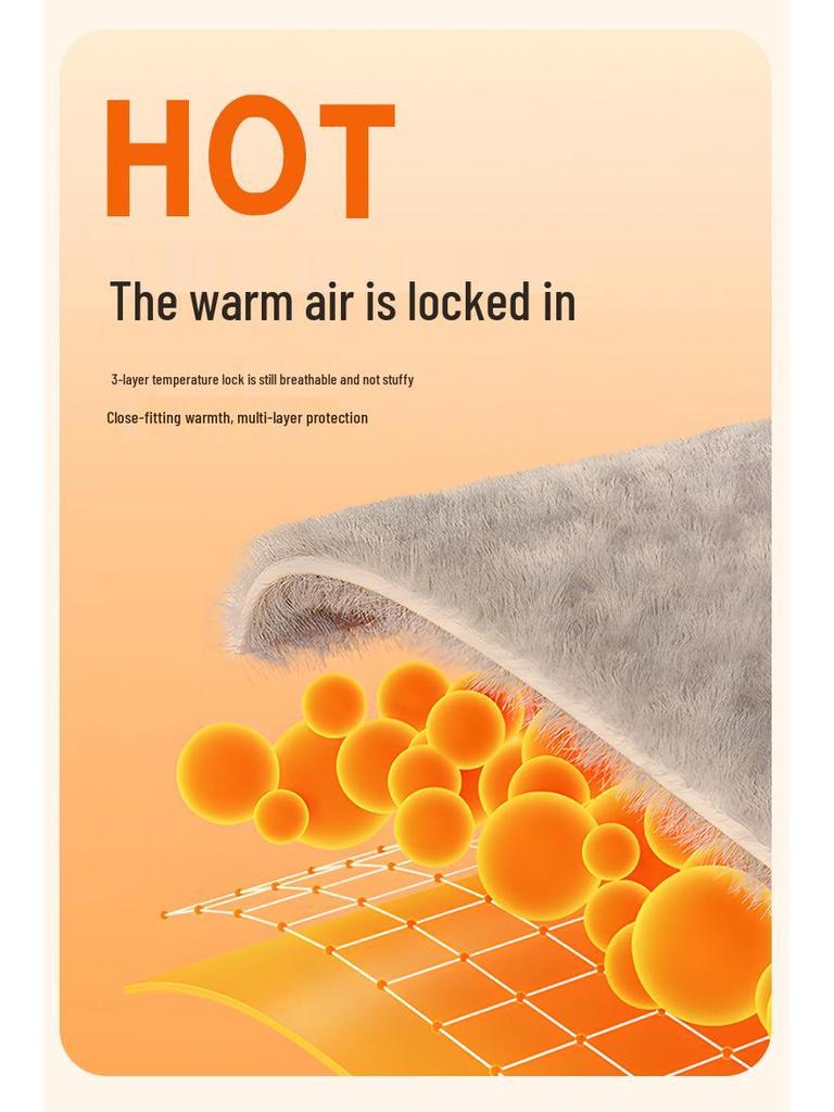 Зимние очень теплые брюки школьной формы для девочек и мальчиков - Теплый хлопковый внутренний слой с защитой талии и колен