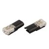 Easily Adaptable Pack of 20 Black ABS Push Fit Electrical Wiring Connectors