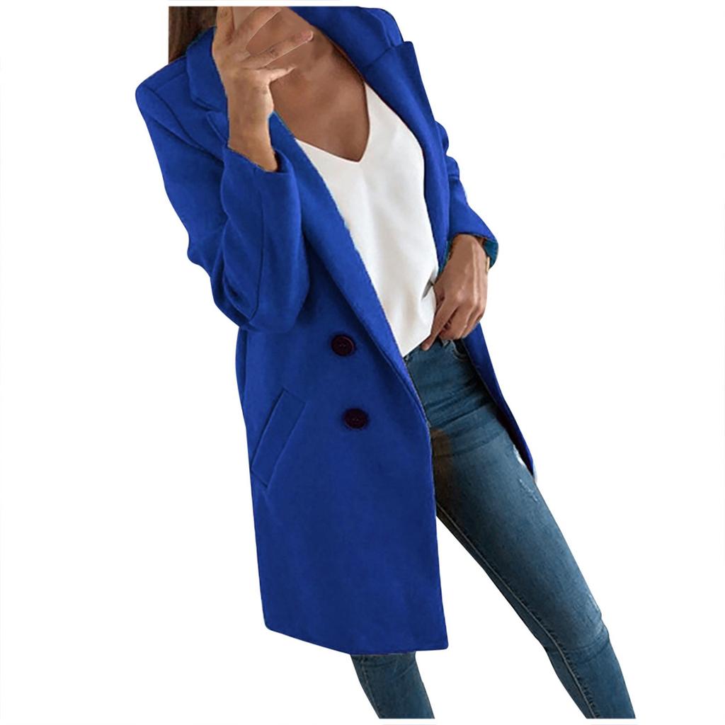 Женское элегантное смешанное пальто из искусственной шерсти, тонкое длинное пальто, верхняя одежда, куртка