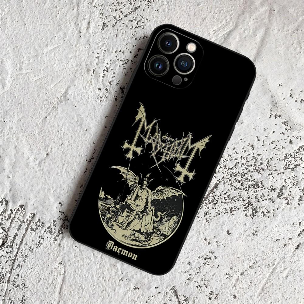 Чехол для телефона Burzum Mayhem Live In Leipzig для iPhone 15 14 13 12 11 Pro Max Xr X Xs Mini 8 Plus SE 2022 Черный Мягкий Силиконовый Чехол