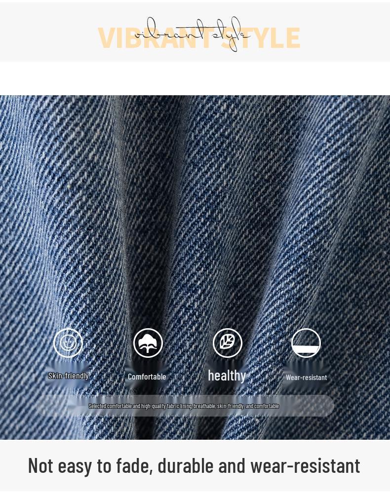 Детский джинсовый жилет, комплект из трех предметов для весны/осени - Модная детская верхняя одежда 2025