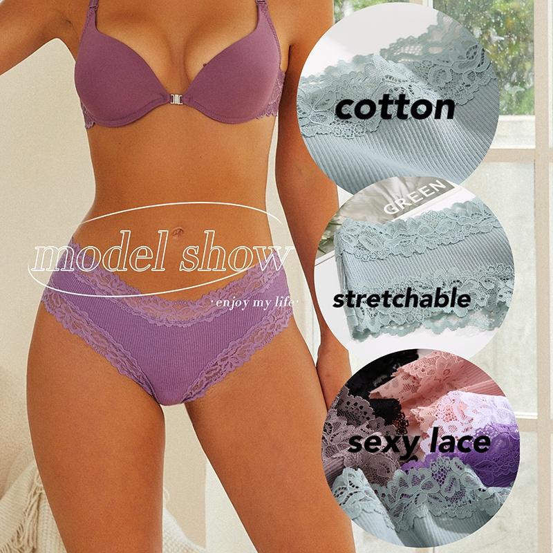 3 шт./компл. хлопковые трусы, женские удобные трусы, кружевное нижнее белье, женские мягкие трусы S-XL, женские трусики 2023