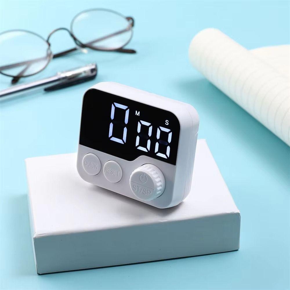 Large Screen Digital Kitchen Timer Magnetic Rotary Countdown Timer LED Cooking Timer Kitchen Use