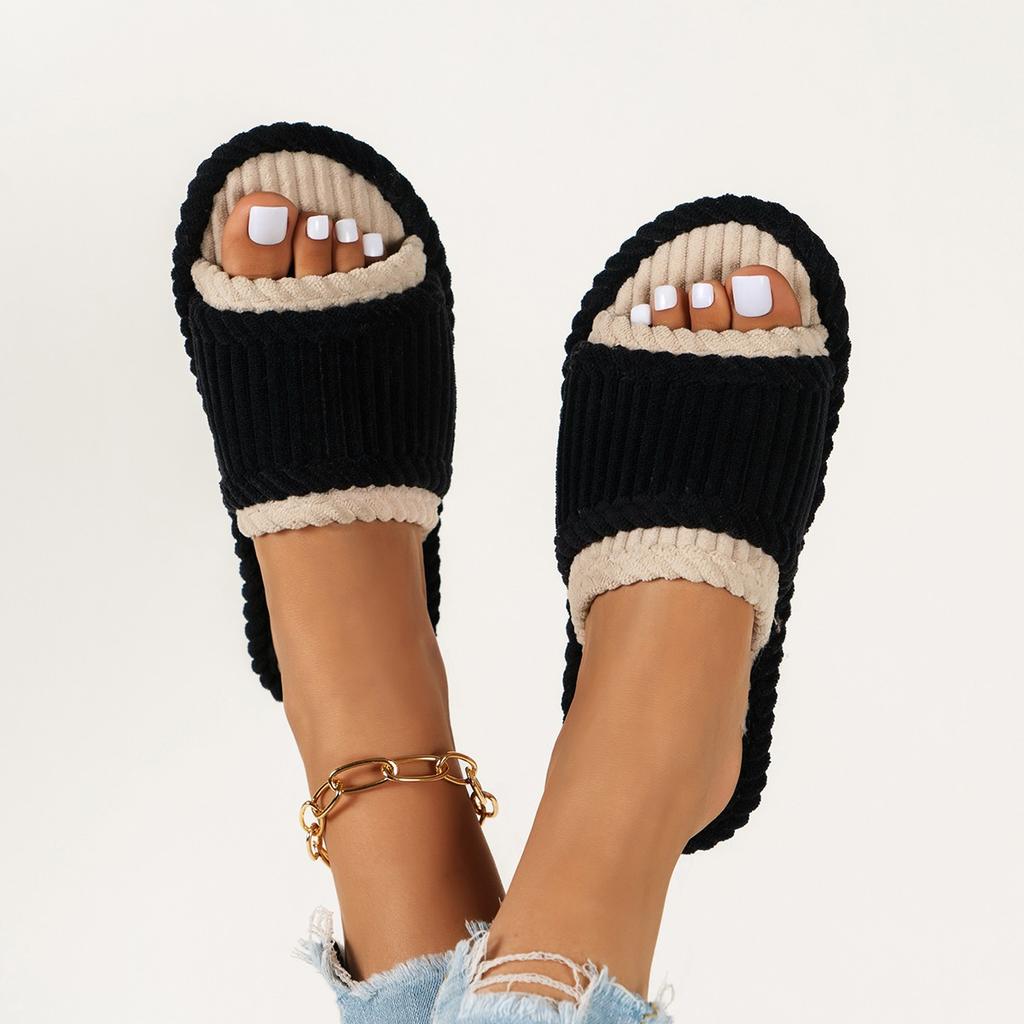 2024 зимние однотонные льняные тапочки 36-43 размера женские домашние тапочки бытовые хлопковые нескользящие толстые бесшумные туфли для пары домашние тапочки