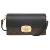 Bag FCP044 CP044 Brown X Black Eliza Signature PVC Leather Small Flap Crossbody (Shoulder Bag) Women's [Outlet Item] [Brand] [Item]