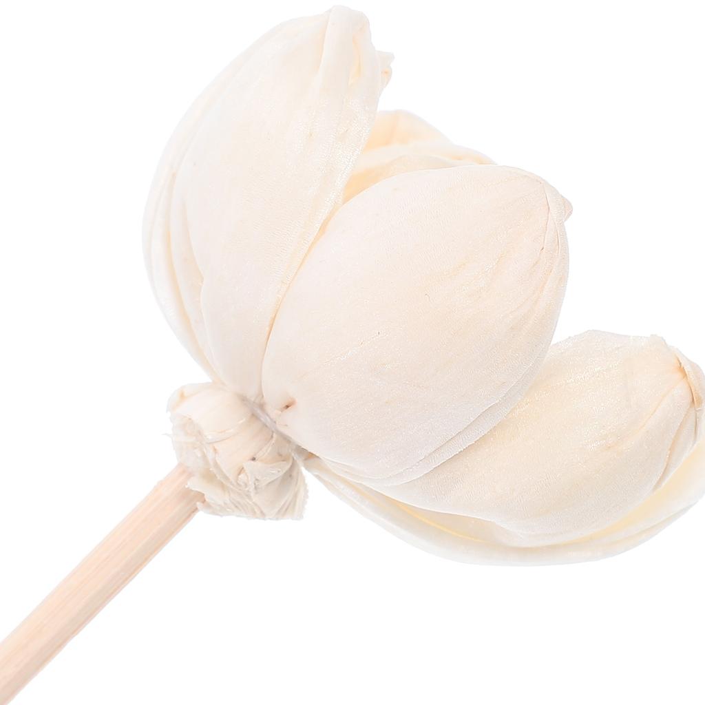 4Pcs Artificial Dry Flowers Essential Oil Diffuser Sticks Diy Craft Home Office Desk Flower Diffusers Aroma Room Freshener Gift