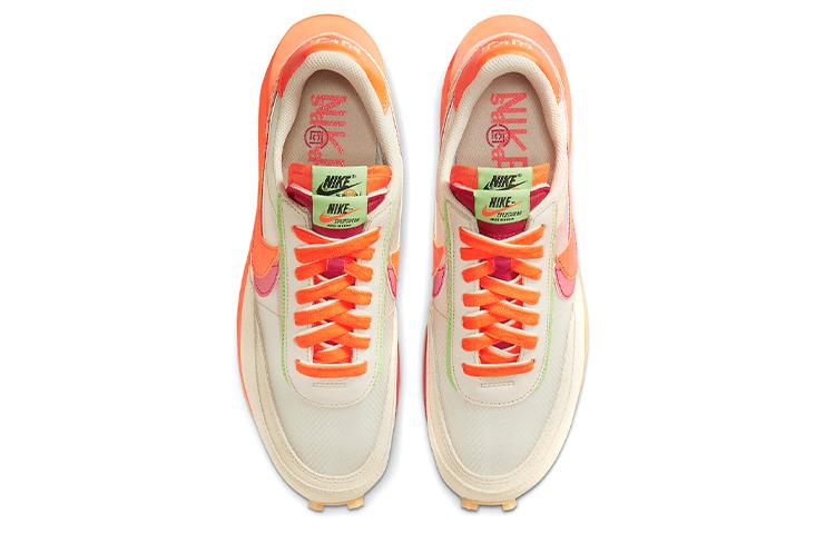 Nike X Sacai X Clot LDWaffle 'Net Orange Blaze' DH1347-100