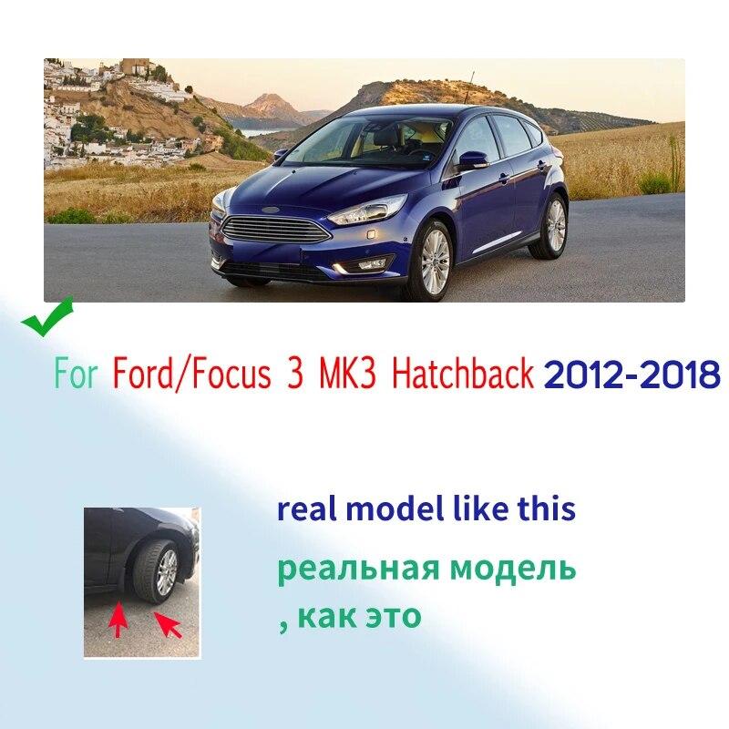 Автомобильные брызговики, брызговики, брызговики для крыльев, аксессуары для Ford/Focus 3 MK3 Hatchback 2012-2018