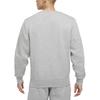 Nike Crew Neck Pullover Long Sleeve Letter Patch Sweatshirt Men Sweatshirt Gray FZ0880-063