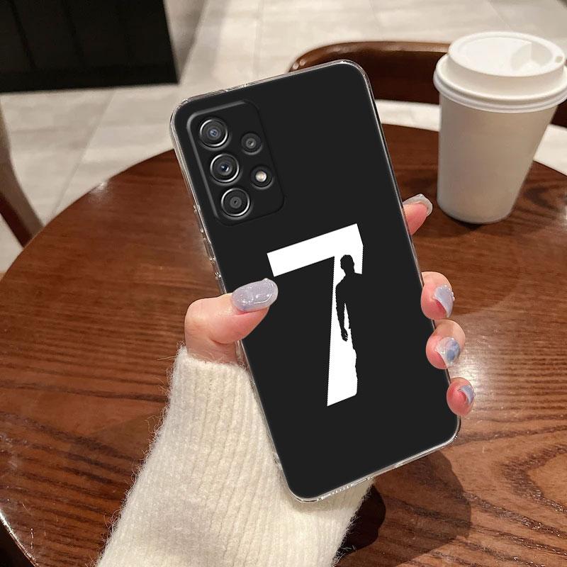 Прозрачный мягкий чехол для телефона C-R-7-Dark Football для Samsung Galaxy A56 A57 A37 A55 A54 A36 A35 A26 A25 A16 A17 A07 A52 A34 A21s