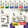 Чехол Для Samsung A15 A13 A35 A55 A51 A71 A41 A31 A05 A17 A23 A25 A33 A53 A73 5G A07 4G Чехол Мировой Городской Билет Путешествия Нью-Йорк