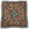 70*70cm Babushka Square Bandana Women Floral Print Russian National Scarf