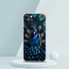 Мягкий прозрачный чехол-бампер из ТПУ для iPhone 16 15 14 13 12 11 Pro Max XR 8 7 Plus XR Оболочка Животные Милый Узор Павлина Сумки
