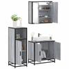 VidaXL Ensemble De Meubles De Salle De Bain 3 Pcs Sonoma Grey, Bathroom Cabinet, Bathroom Cupboard, Furniture of 3300948