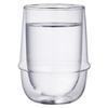 KINTO KRONOS Ice Tea Microwave and Dishwasher 23106 Double-Walled Glass, 350ml, Heat-Resistant, Safe, Gift,