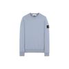 Patch Logo Crewneck Sweatshirt Mid Blue Men Tops 741563051-V0046