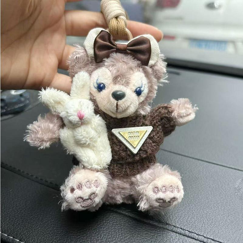 Plush Fox Delightful Toy Keychain Soft And Huggable Accessory For Use Everyday