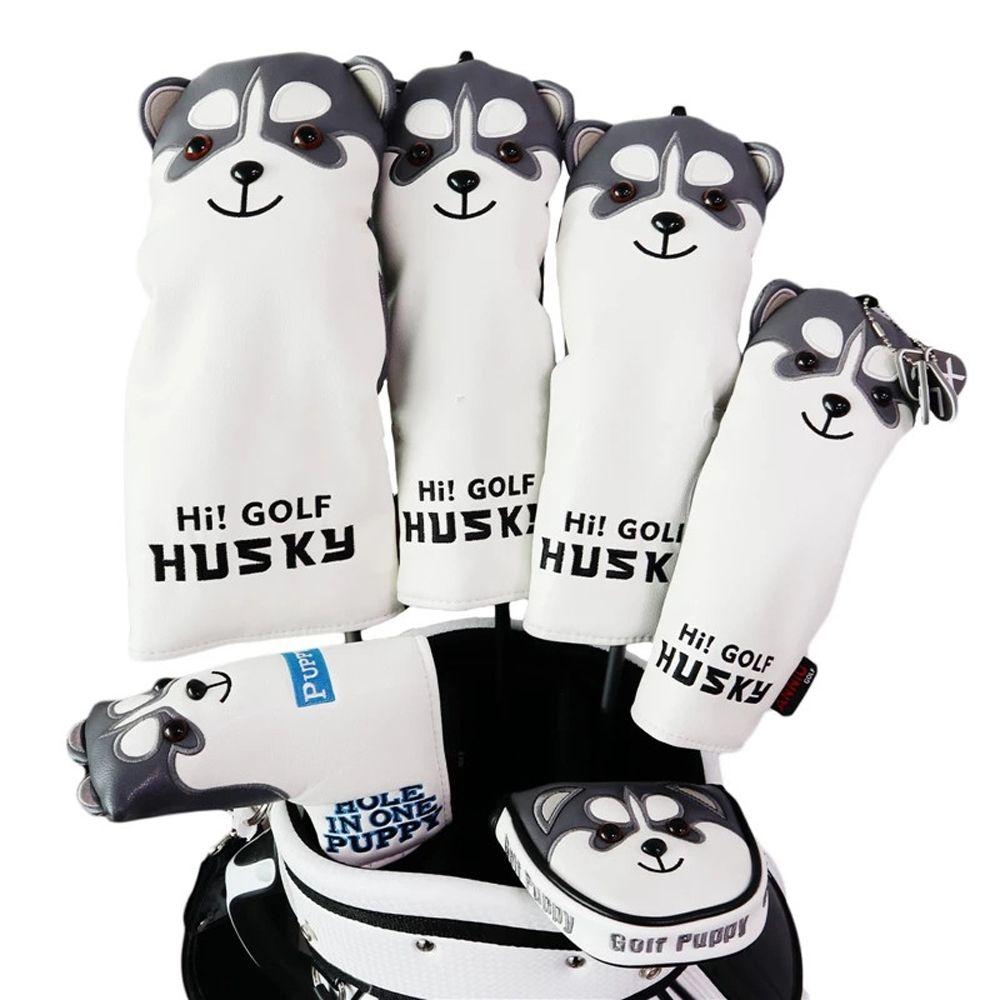 Putter Club Head Protector Golf Putter Cover Wood Head Covers Husky Design Golf Club Headcover