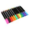 12Pcs Whiteboard Pen Multifunctional Colorful Fast Drying Painting Marker for Graffiti Writing