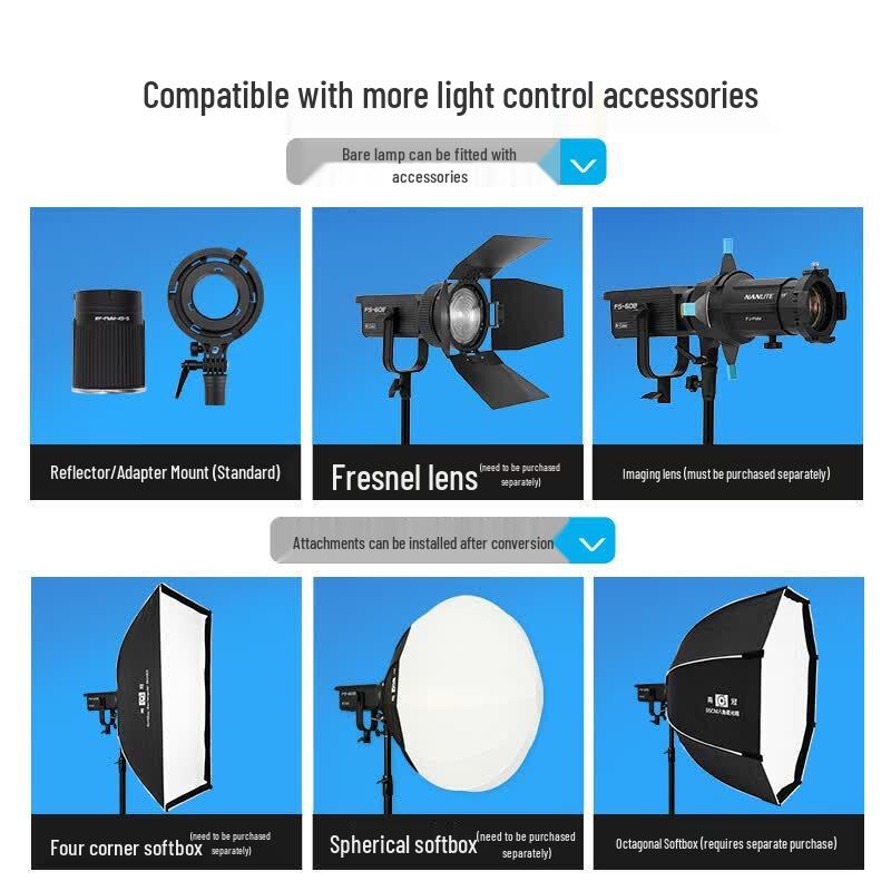 NANLITE FS-60B Двухцветный светодиодный заполняющий свет для фотографии