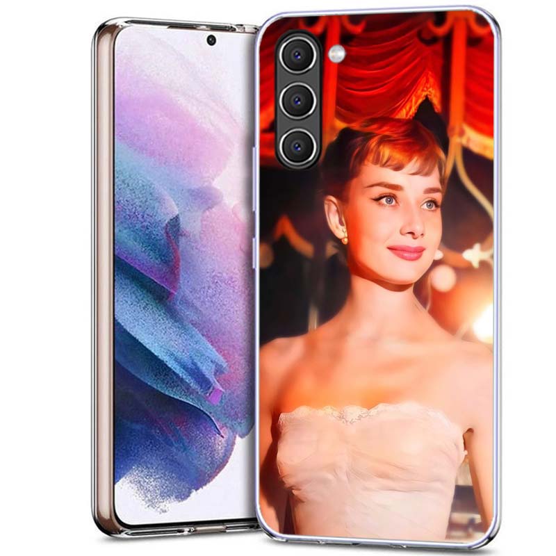 Чехол для телефона Audrey Hepburn для Samsung A16 A26 A36 A56 A17 A37 A57 A07 A06 A02S A12 A22 A32 A52S A72 Galaxy A70 A50S A71 A51 A31