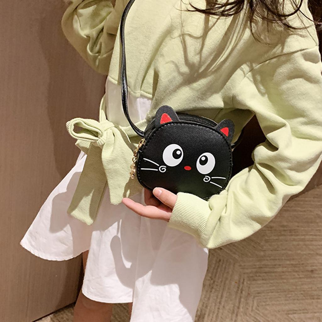 Младенческие детские сумки для девочек, поясные сумки, сумки на ремне, кожаные милые кошечки и кошки