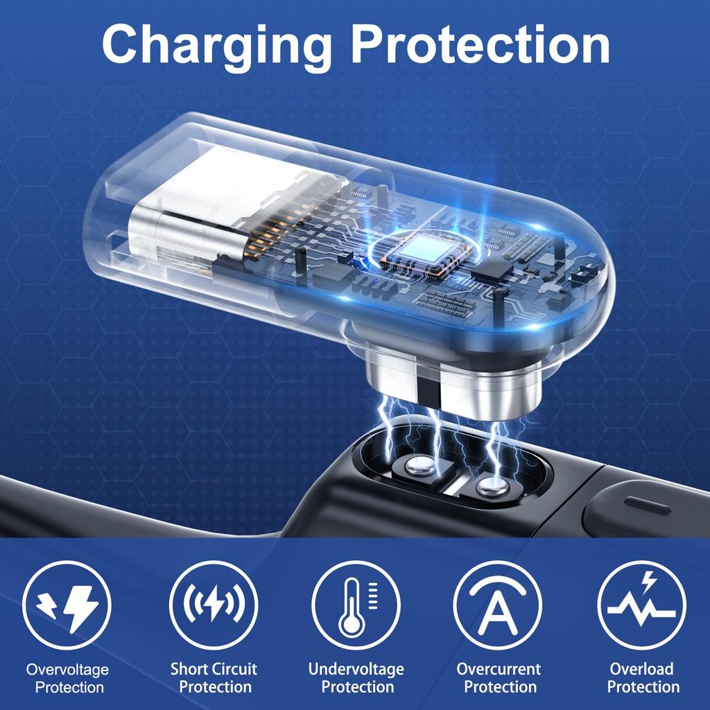 FONKEN Магнитный зарядный адаптер USB C для Aeropex AS800/OpenComm/OpenRun, зарядное устройство для наушников с костной проводимостью, конвертер