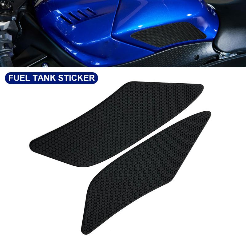 Non-slip Side Fuel Tank Stickers Waterproof Pad Rubber Sticker Fit For Yamaha YZFR6 YZF R6 2017 2018