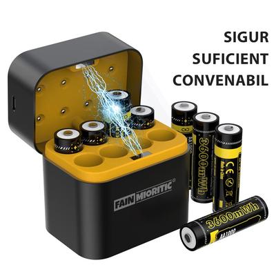Новая аккумуляторная литий-ионная батарейка AA USB 1,5 В AA 3600 мВтч*8 шт.+Зарядный отсек*1 Литий-ионная батарейка для игрушек, часов, MP3-плеера, термометра, клавиатуры