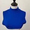 Women Soft Modal Fake Collar Turtleneck Solid Color Muslim Hijab Extensions Mock Neck Cover Blouse Sweater Detachable Collars