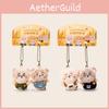 Bear Cartoon Dress Plush Keychain Pendant Girl Bag Decoration Fun Gifts Small