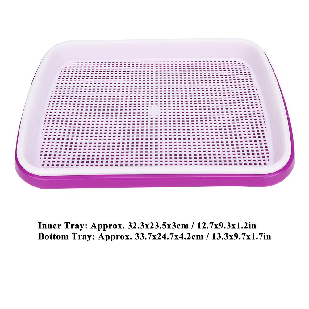 2 шт. двухслойный гидропонный лоток для проращивания семян цветочных растений, поддон для рассады, горшок для рассады