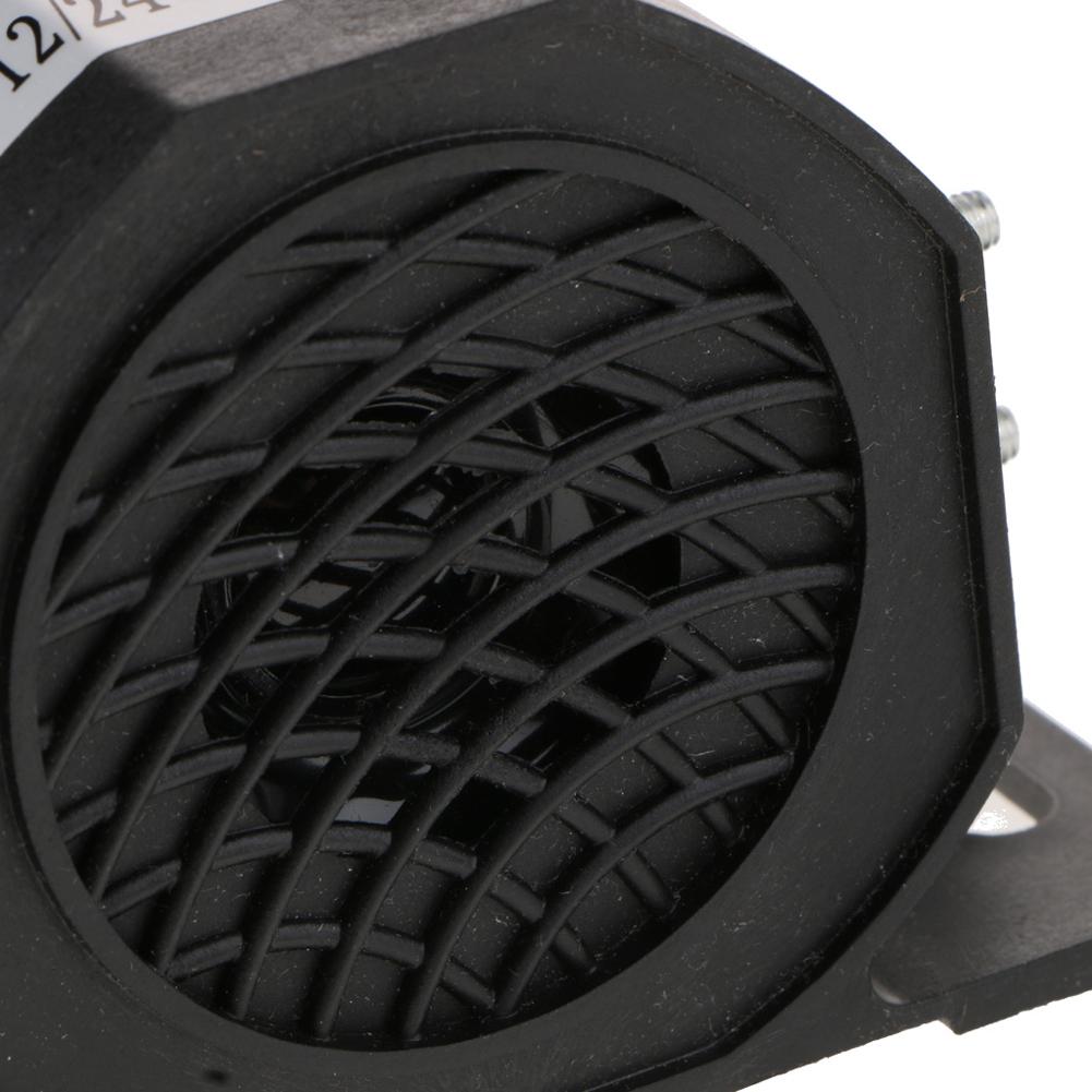12-60V Decibel Backup 107dB Sound Warning Alarm IPX6 Waterproof Reversing Horn Backup Alarm for Vehicle Reversing Reminder