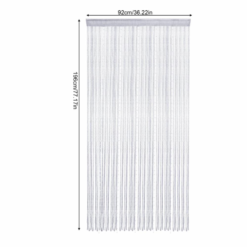 Декоративная штора-занавеска из хрустальных бусин, Декоративная перегородка, Практичная штора из бусин, Перегородка для комнаты