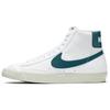 Blazer Mid 77 Vintage White Dark Teal Green Кроссовки унисекс Sail BQ6806-112