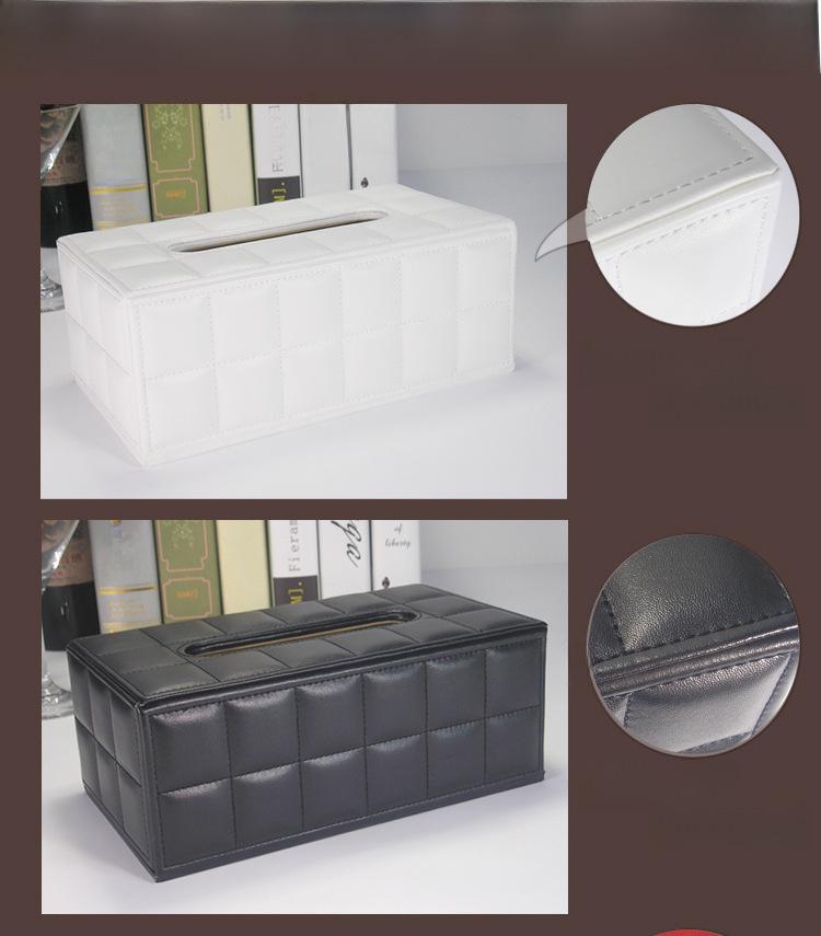 Элегантная кожаная коробка для салфеток — высококачественный декоративный аксессуар для гостиной, журнального столика, дома, отеля или ресторана.