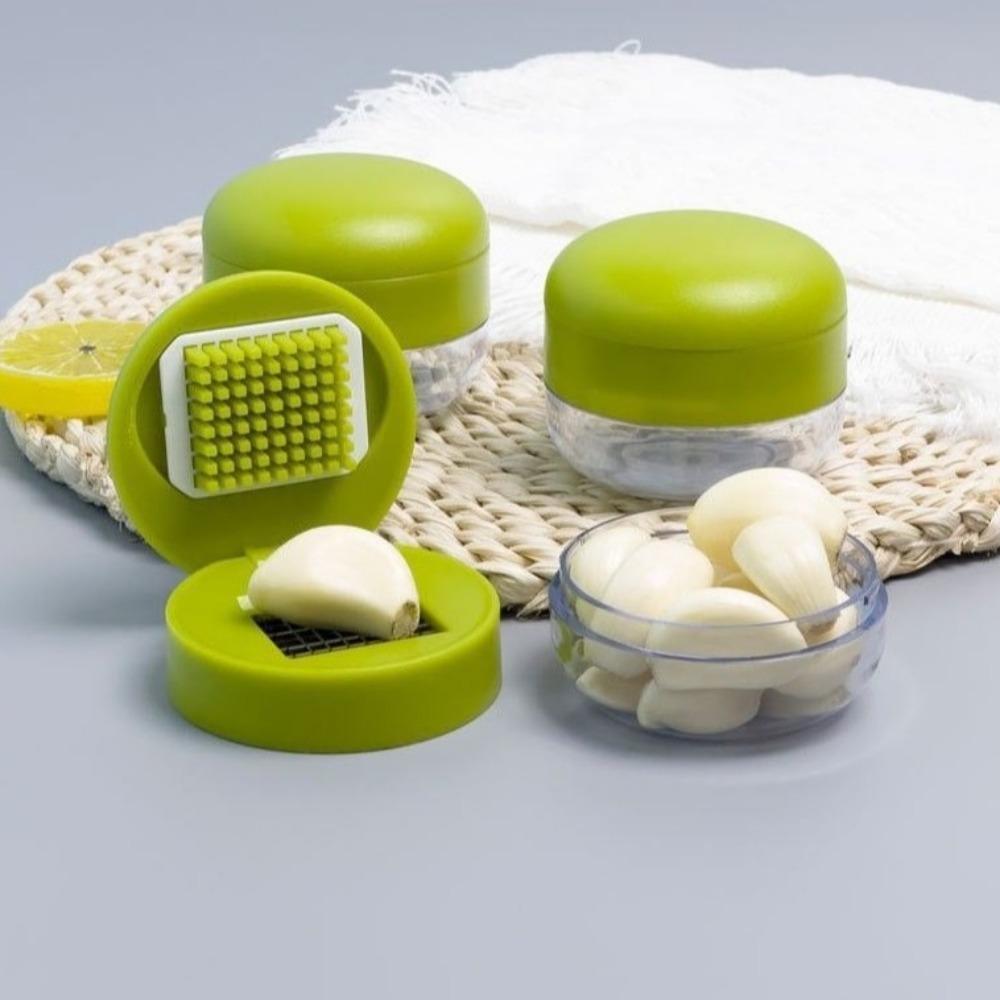 with Storage Case Mini Garlic Press Manual Garlic Chopper Garlic Masher Ginger Masher Home Use