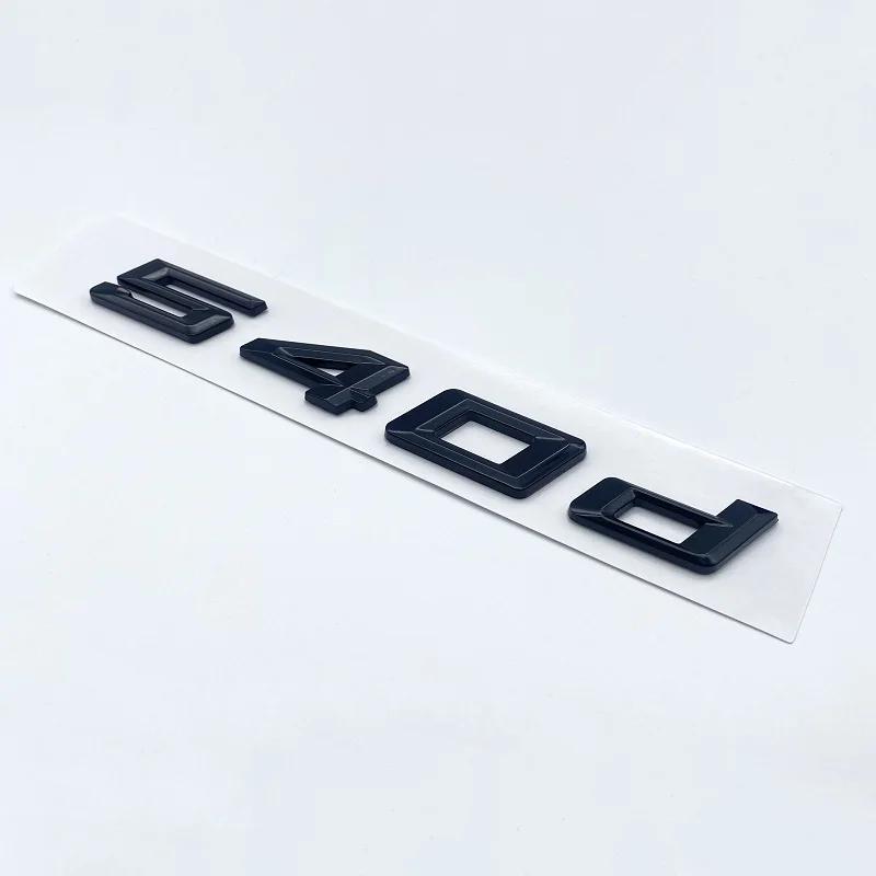 3D Новые Цифры Буквы для BMW 5 Серии E39 E60 E61 F10 F1 520d 523d 525d 530d 535d 540d ABS Эмблема G30 Наклейка на Багажник Автомобиля ut2