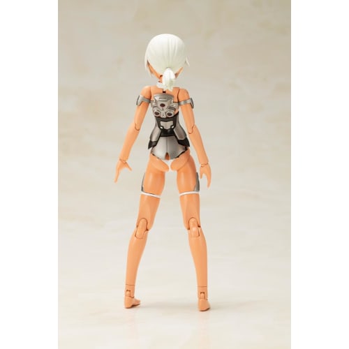 Kotobukiya Frame Arms Girl Leticia Silver Ver., Approximately 150mm Tall, Non-scale Plastic Model