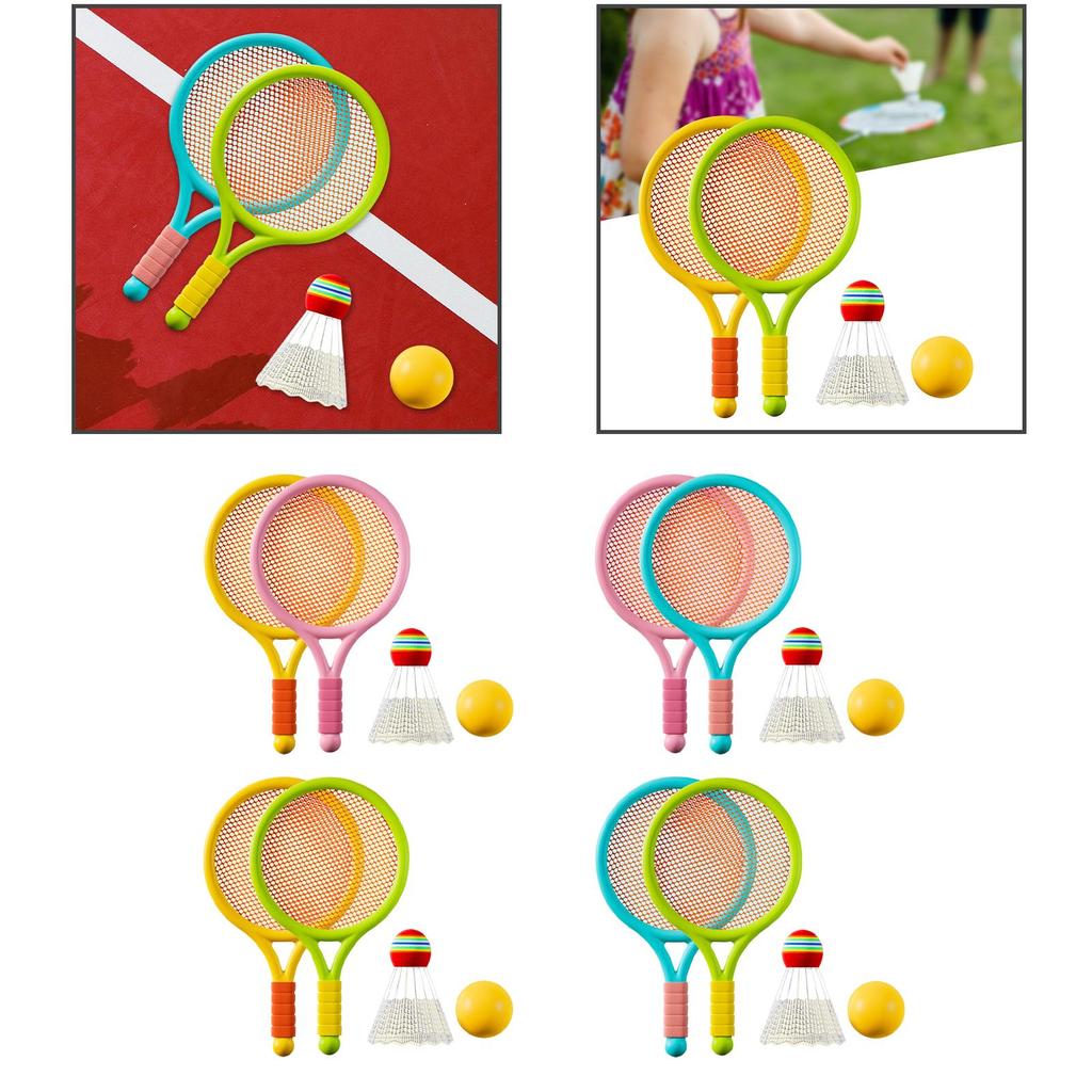 Children Badminton Tennis Set Sports Durable Tennis Racket for Kids for Play Beginner Players Beach Toys Indoor Outdoor Boys
