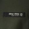 MIUMIU Made In Italy Long Sleeve Button Down Shirt 38/15 Khaki Men's Used