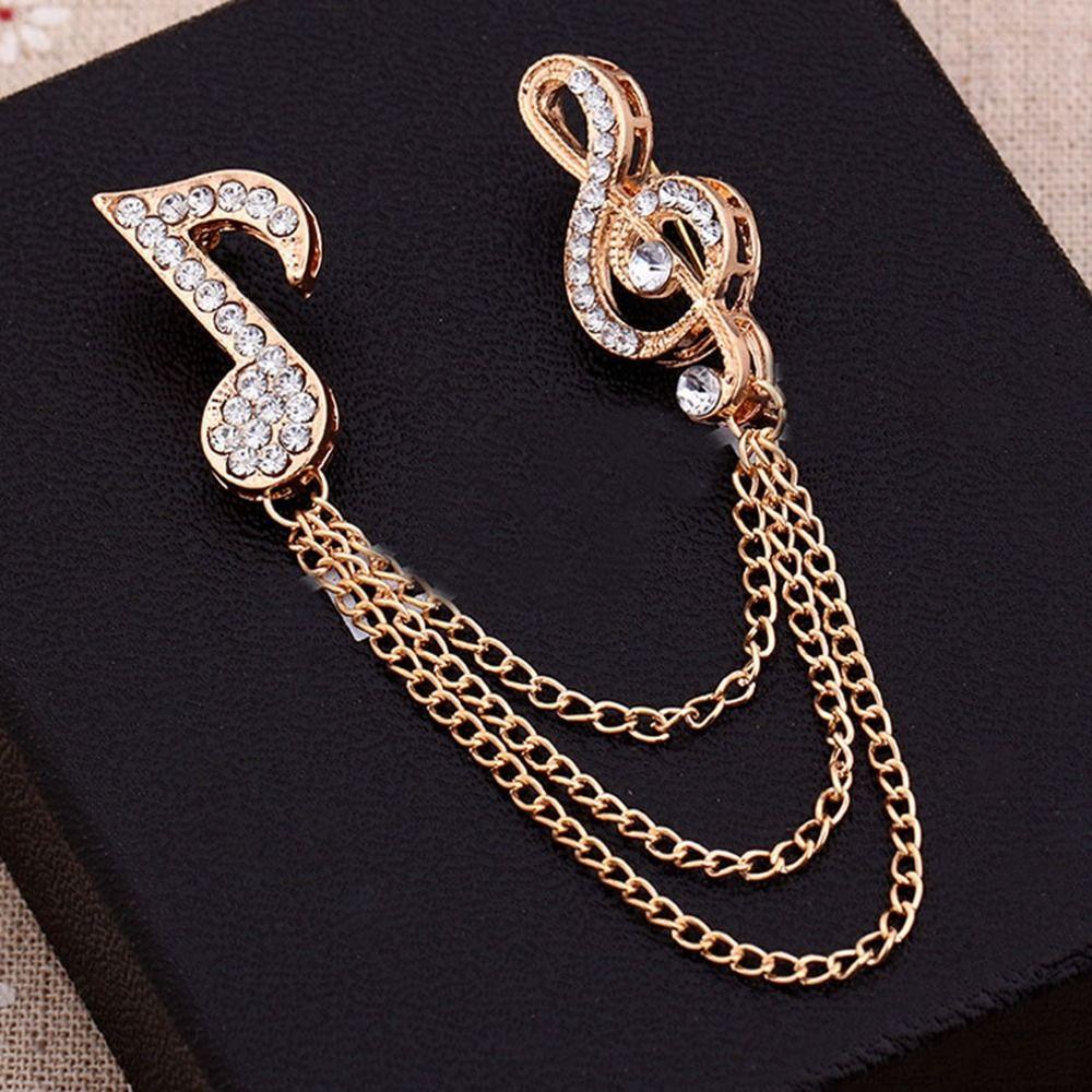 Rhinestone Rhinestone Brooches Zinc Alloy Enamel Pin Brooches Fashion Scarf Pins Clip Men Women