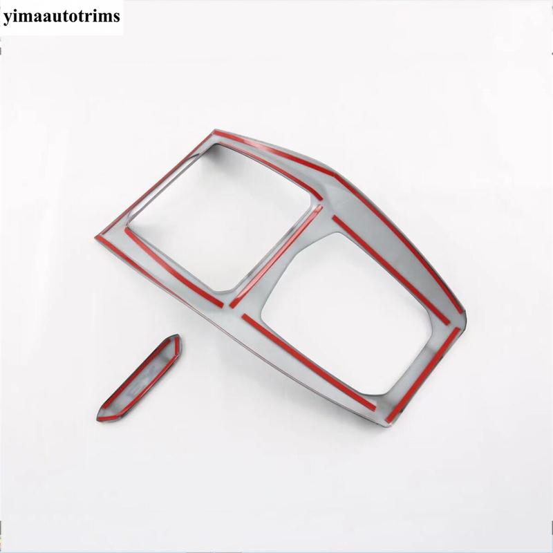 Gear Panel / Dashboard Frame / Window Lift /Navigation Strip Cover Trim For BMW X3 iX3 X4 G01   Carbon Fiber Accessories
